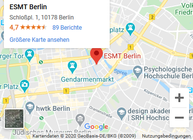 This is a map of ESMT location