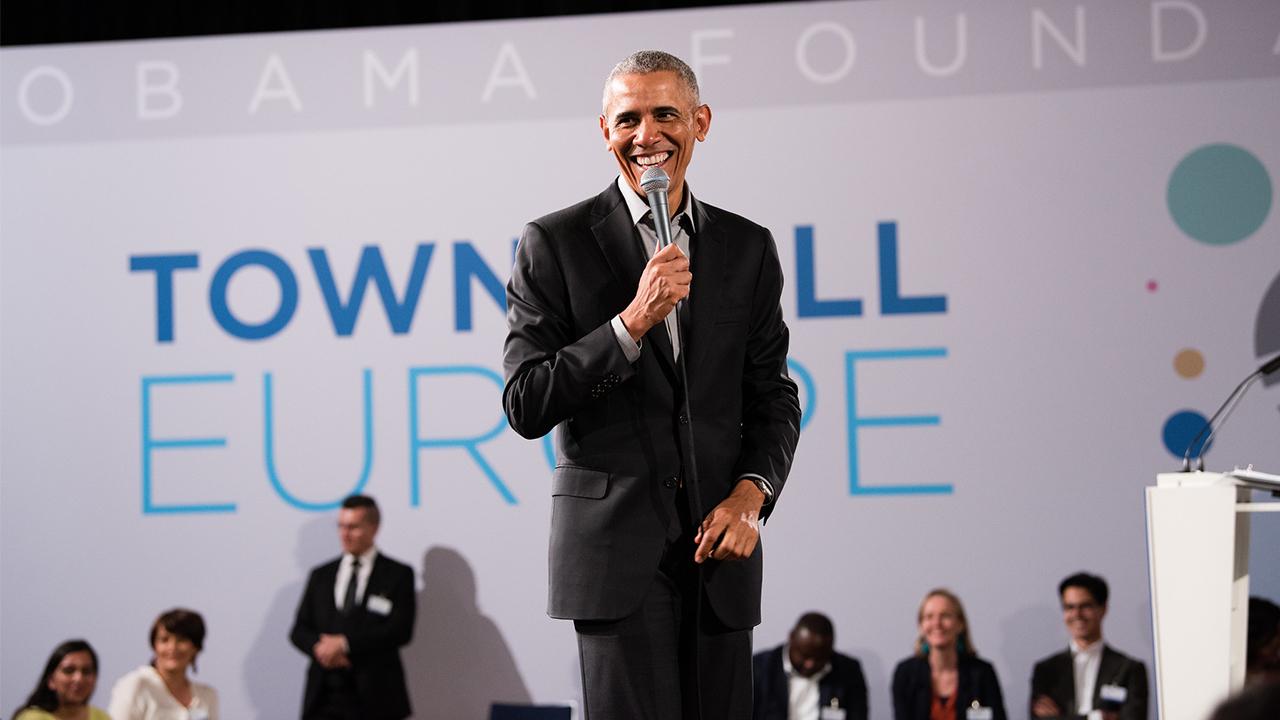 Barack Obama at ESMT Berlin